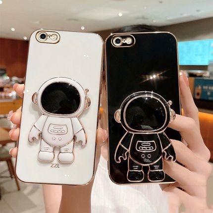 Ốp điện thoại iphone 6s plus Ốp Điện Thoại In Hình Phi Hành Gia Có Giá Đỡ Cho iPhone 6 6s 7 8 se 2020 6 plus 6s plus x xr xs max 7plus 8plus YHY