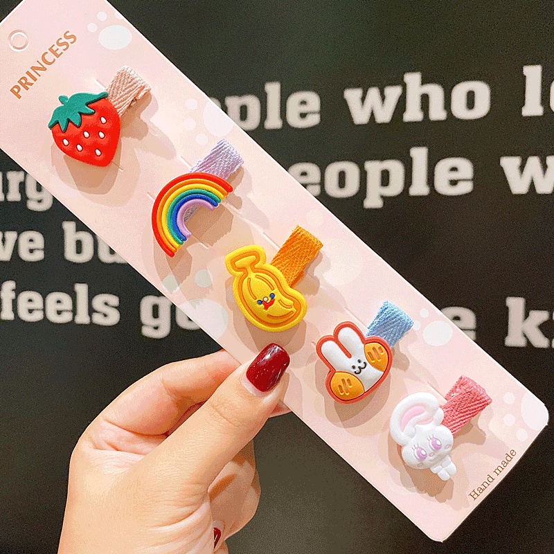 Kẹp Tóc Công Chúa Mái Dễ Thương Nhiều Kiểu Dáng Không Đau Cho Bé Gái