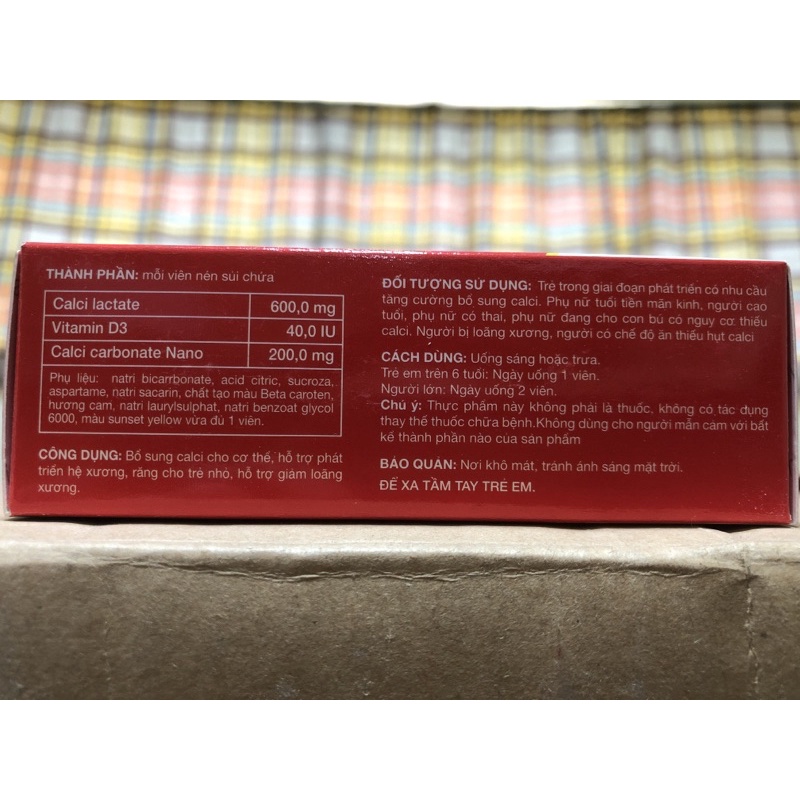 Viên sủi Maxbone bổ sung canxi