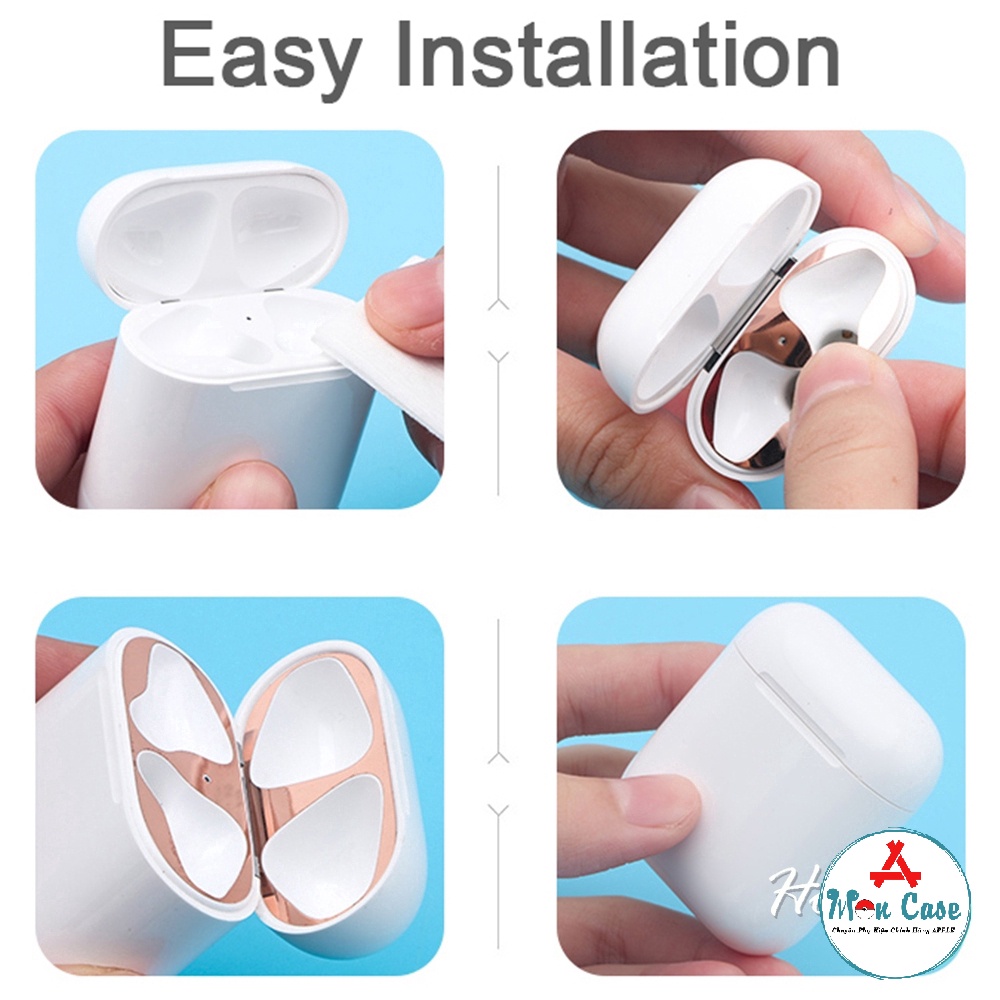 Miếng dán chống bẩn cho Airpod 3 - Màu đẹp, dễ sử dụng
