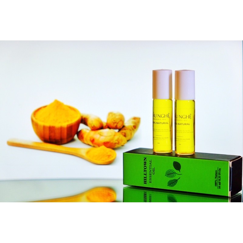 Dầu nghệ Hilltown giúp giảm vết thâm và nhanh liền sẹo, giúp da trở nên sáng hơn, dung tích 5ml