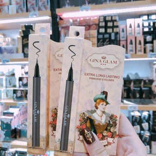 Kẻ mắt nước bút lông gina glam thái lan