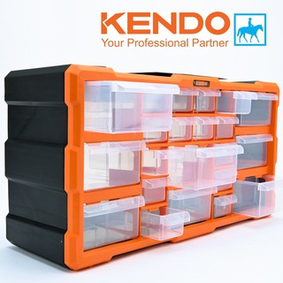 KENDO Tủ Nhựa Ngăn Kéo Đựng Linh Kiện Tủ Thuốc 22 Ngăn PP 90247
