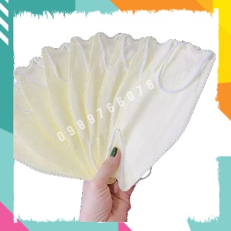 10 cái khẩu trang màu vàng Mask KF94 y tế kháng khuẩn tiêu chuẩn Hàn Quốc có 4 lớp chống dịch người lớn