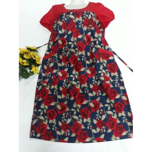 VÁY BẦU VẢI THÔ HOA CHẤT MÁT | BigBuy360 - bigbuy360.vn