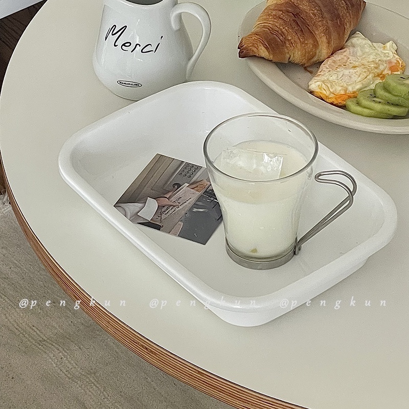 Cốc Uống Nước Bằng Thép Không Gỉ Chịu Nhiệt Có Tay Cầm Bằng Kim Loại Phong Cách Mỹ