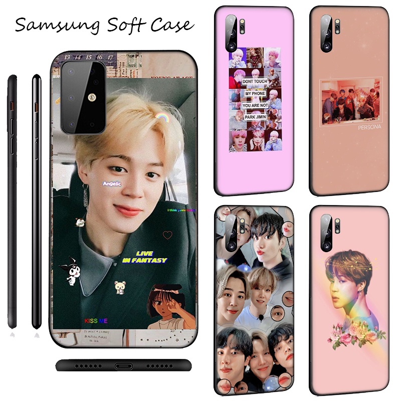 Ốp điện thoại silicone mềm hình BTS Jimin cho Samsung Galaxy A11 A12 A22 A32 M21 M30s J4 Core A82 A9 LU27