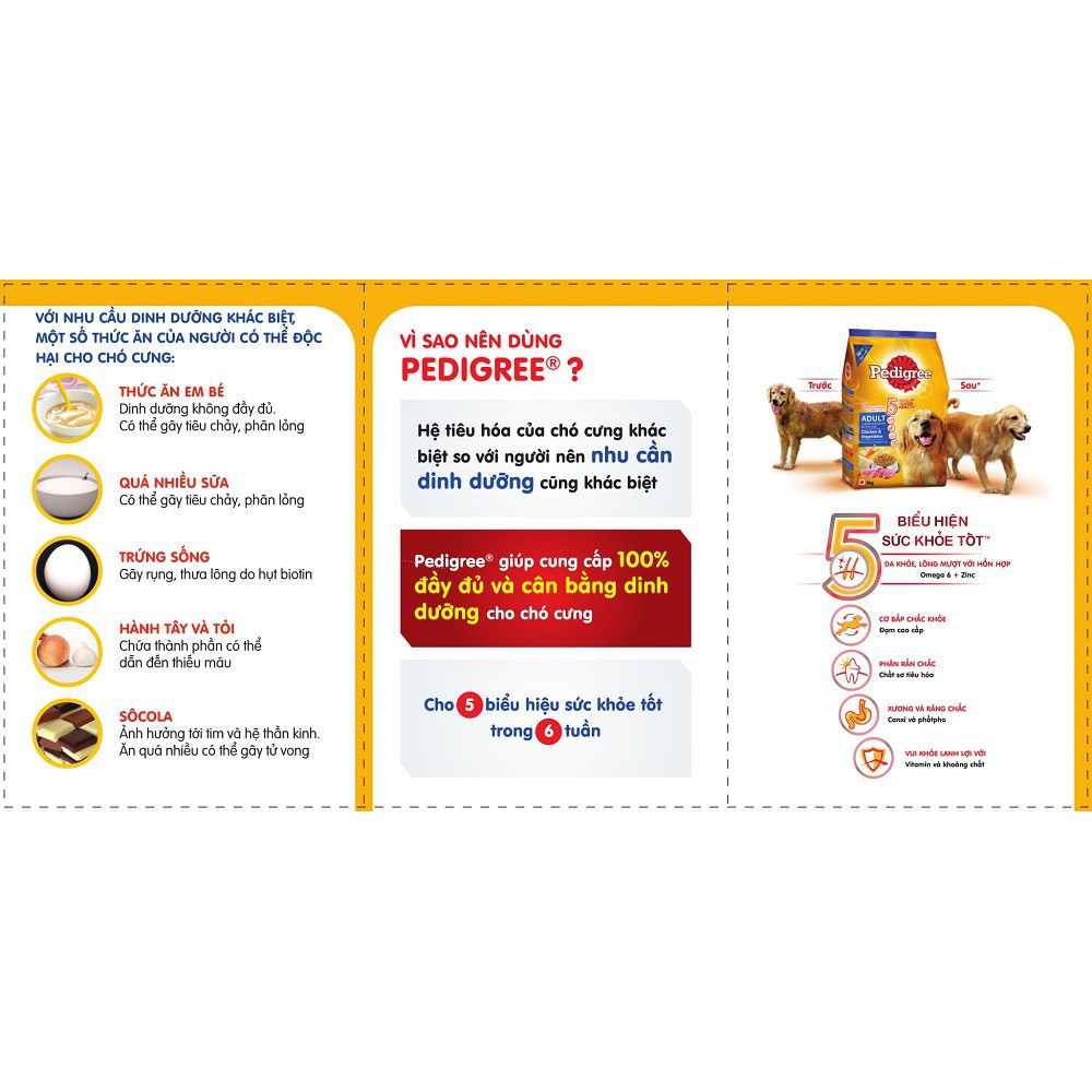 Bộ 3 bánh xương chó trung Pedigree Dentastix 98g