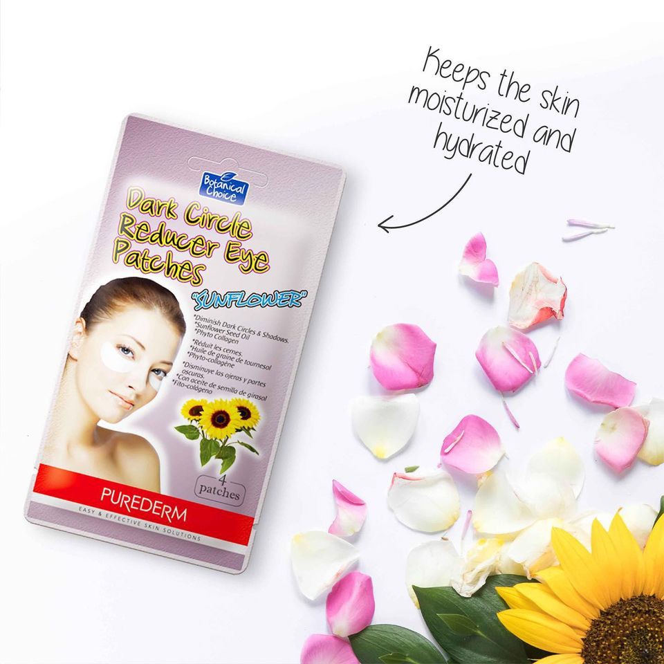 Mặt nạ giảm thâm quầng mắt Purederm Dark circle reducer eyes patcher mask - Tinh chất hoa hướng dương
