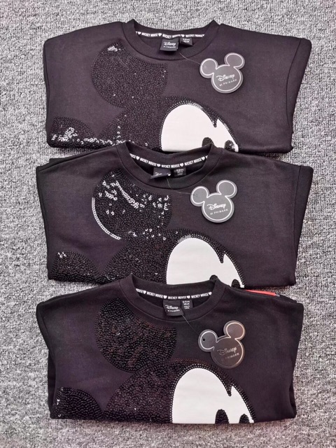 Áo phông mickey đen