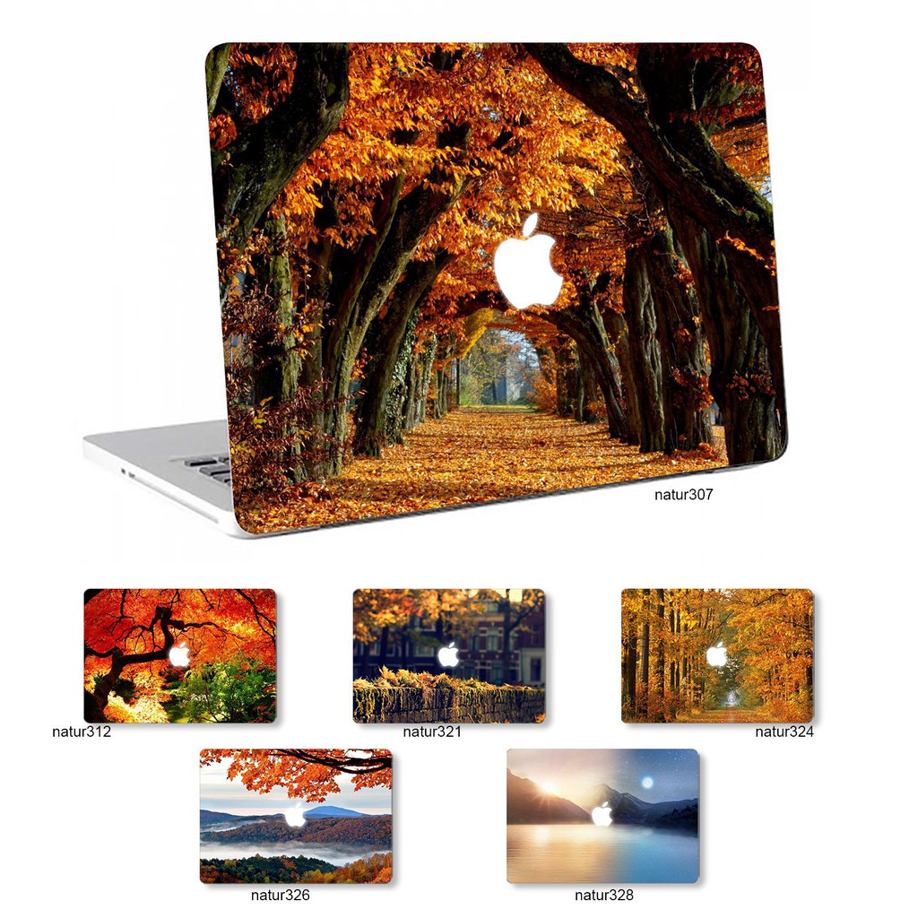 [ SIÊU RẺ ĐẸP]  Dán decal cho các dòng Macbook Pro in thiên nhiên 3D cực đẹp