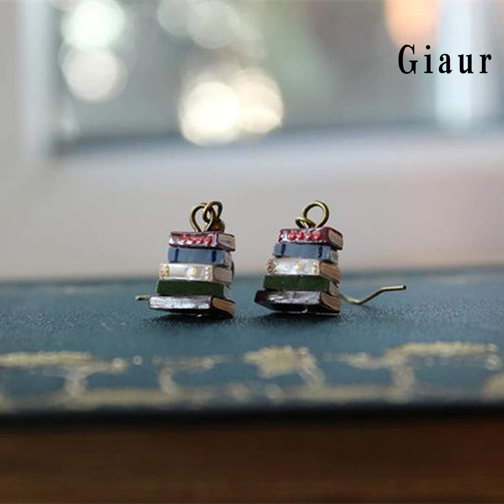 Hoa Tai Dáng Dài Hình Quyển Sách Độc Đáo Cho Nữ