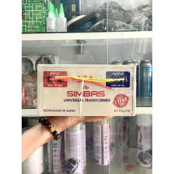 Biến thế , biến áp , chuyển điện 220v ra 110v chuyên dùng hàng Nhật nội địa