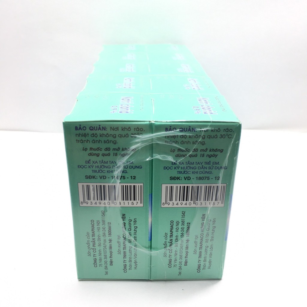 Lốc 10 LỌ MUỐI NHỎ MẮT NATRI CLORID TRAPHACO