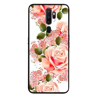 Ốp Lưng Oppo A5 2020, A9 2020 - Hoa Hồng Nhạt