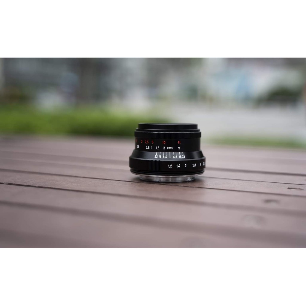 (CÓ SẴN) Ống kính 7Artisans 35mm F1.2 Mark II (đời 2) cho Fujifilm, Sony, Nikon Z, M4/3 Olympus/Panasonic và Canon EOS M