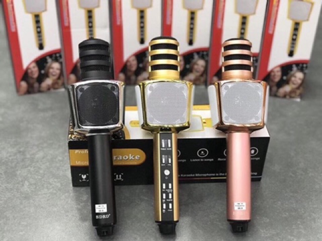 Micro karaoke kèm loa bluetooth SD17 có clip test hát bao hay