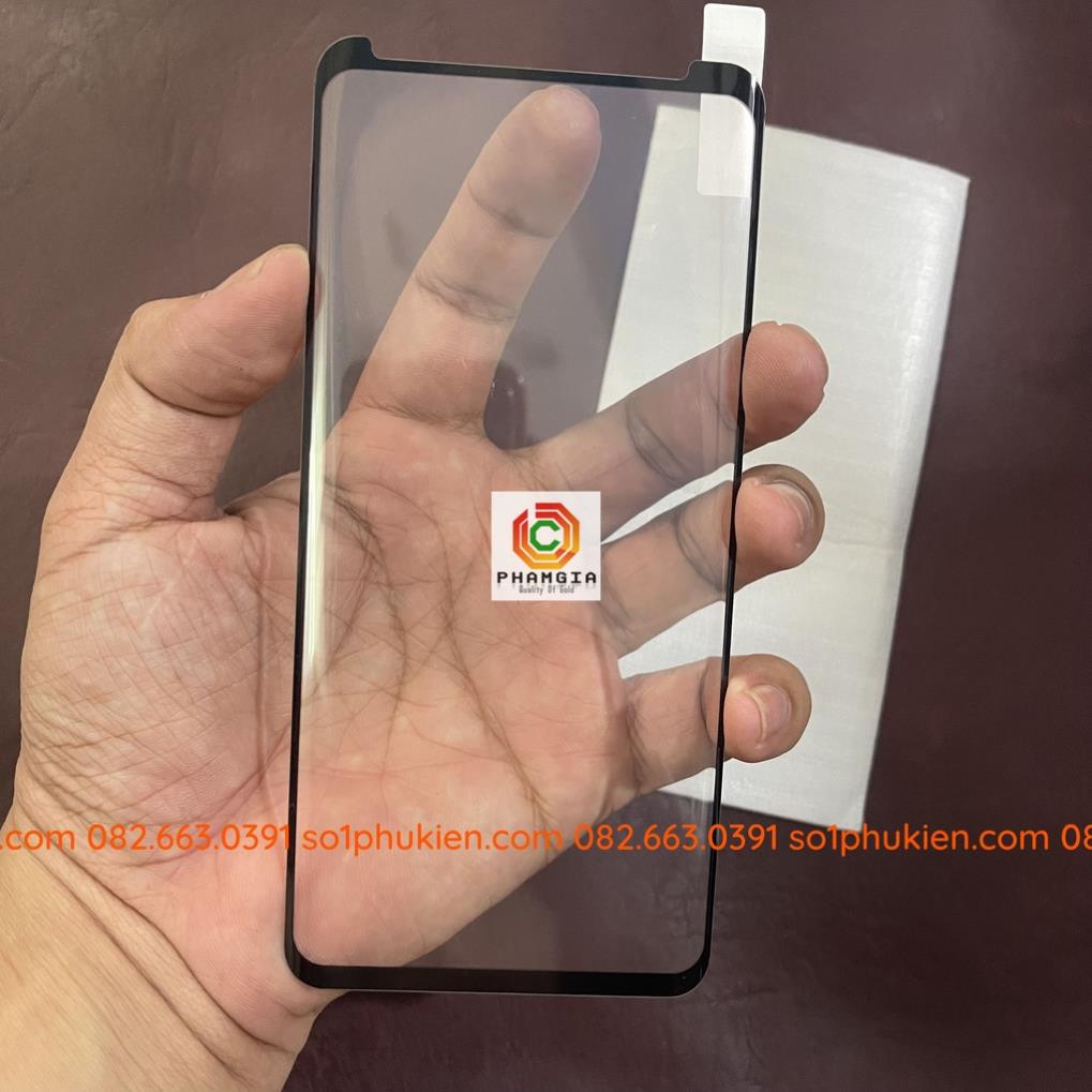 Kính cường lực chống nhìn trộm samsung S8, S8+ , S9, S9+  keo UV tặng đầy đủ phụ kiện dán