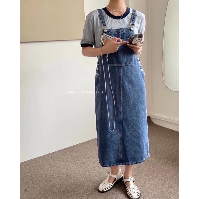 Yếm váy Jean urban Comic | BigBuy360 - bigbuy360.vn