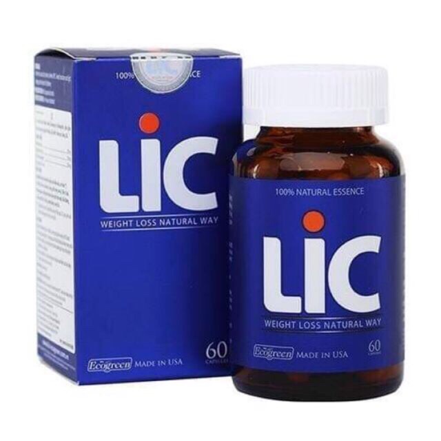 [Tích điểm chính hãng] Lic - Viên uống giảm cân - Hộp 60 viên | BigBuy360 - bigbuy360.vn