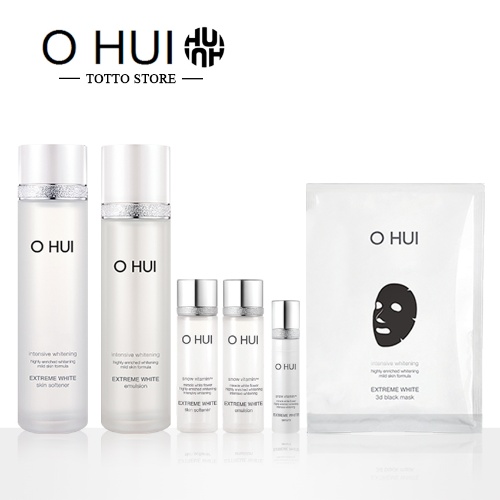 Bộ dưỡng trắng da Ohui Extreme White Special Set 6 sản phẩm - Bộ dưỡng trắng Ohu