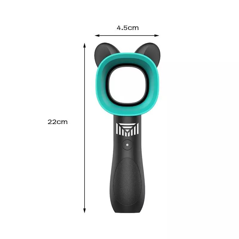 Quạt mini cầm tay thiết kế không cánh kết hợp cổng sạc USB hiện đại. Quạt cầm tay tích điện | BigBuy360 - bigbuy360.vn