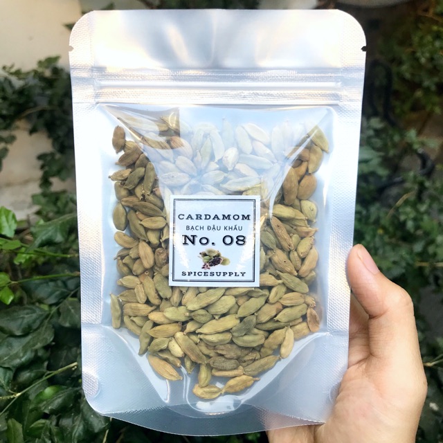 50g Cardamom - Bạch đậu khấu hạt bưởi xanh Ấn Độ | BigBuy360 - bigbuy360.vn