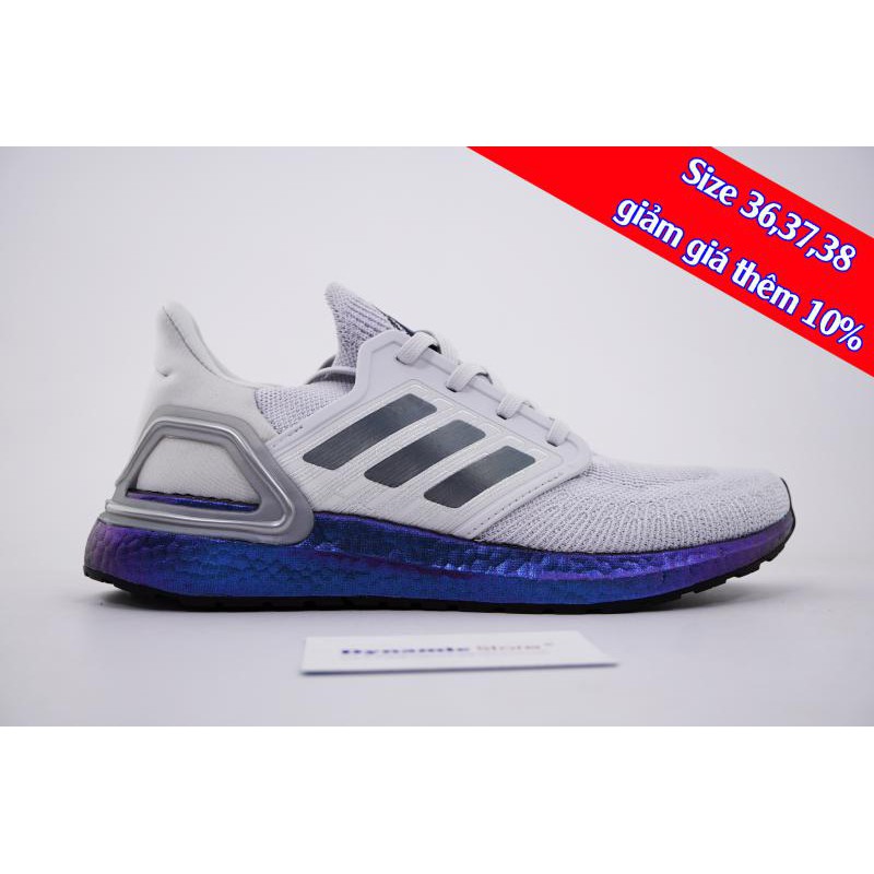 Giày Ultra Boost 20 Cosortium White /Purple