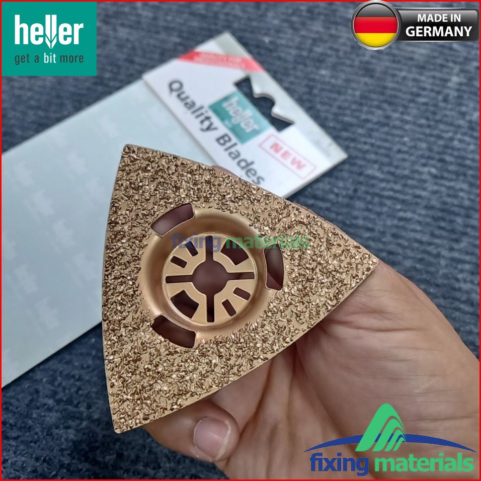 Lưỡi mài rung HELLER  kiểu tam giác, rộng 80mm, Mã UN40 28942