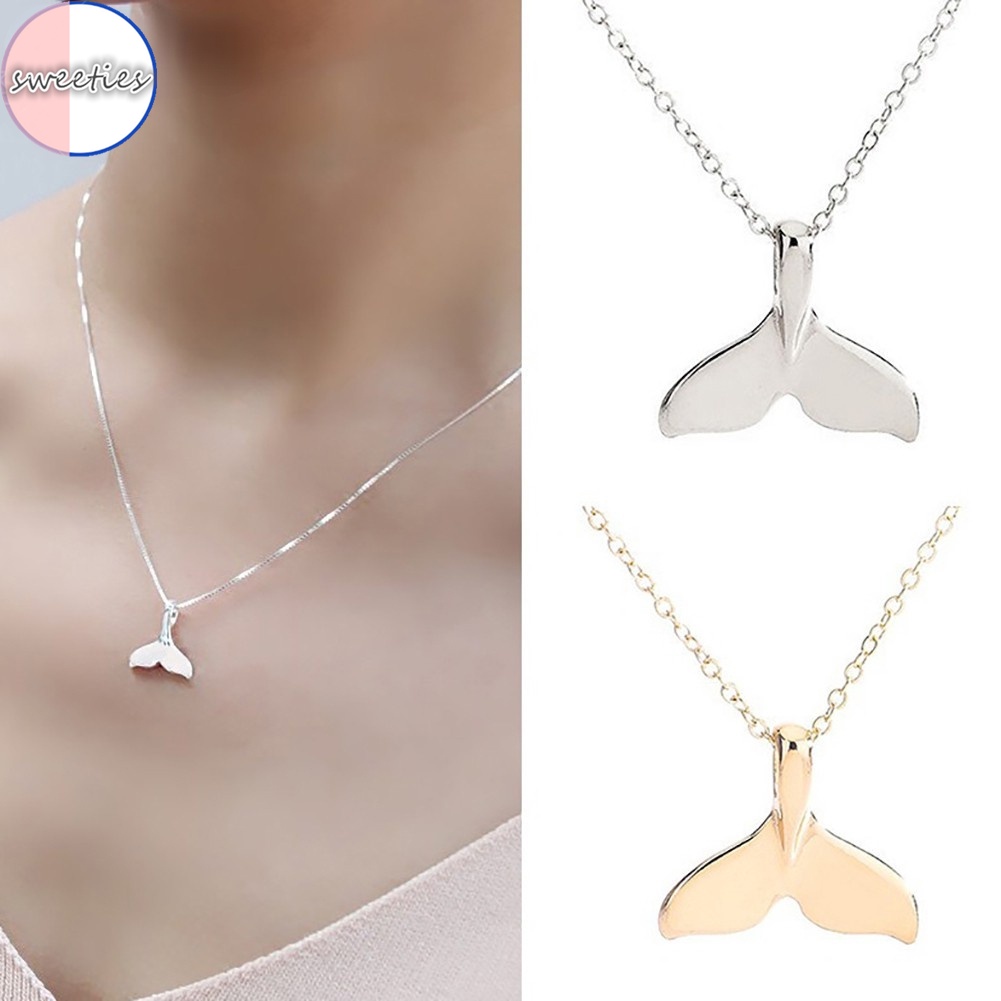 Vòng cổ mặt đuôi cá phong cách retro phong cách thời trang cho nữ