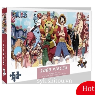 Tranh xếp hình cỡ lớn họa tiết hoạt hình Naruto gồm 1000 mảnh ghép thú vị chất lượng cao