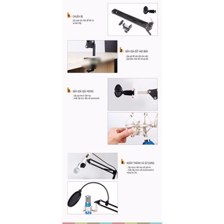Chân đế kẹp micro NB-35 [CHẤT LƯỢNG LOẠI 1 ] [XẢ HÀNG]
