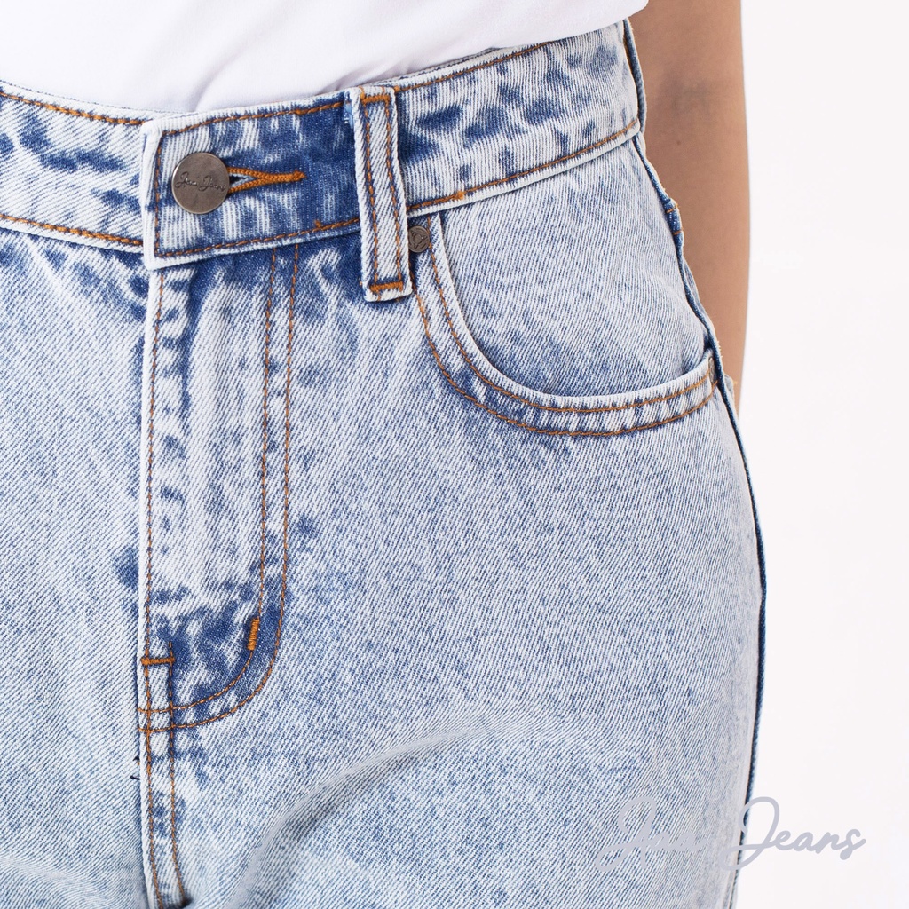 Quần Jeans Ống Rộng Lưng Cao Aaa Jeans