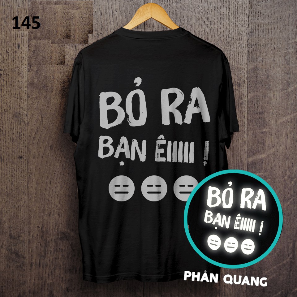 [ĐỘC QUYỀN] Áo thun Unisex phản quang (Mặc định là màu đen, ib cho shop nếu bạn muốn lấy màu trắng) Có size tay lỡ