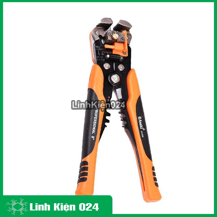 Kìm Tuốt Dây-Bấm Cốt Tự Động Asaki AK-0339