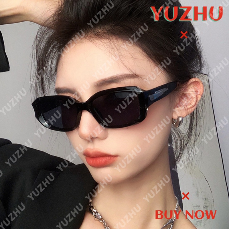 (YUZHU) Kính Râm Thời Trang Phong Cách Retro Phương Tây Thiết Kế Không Đều