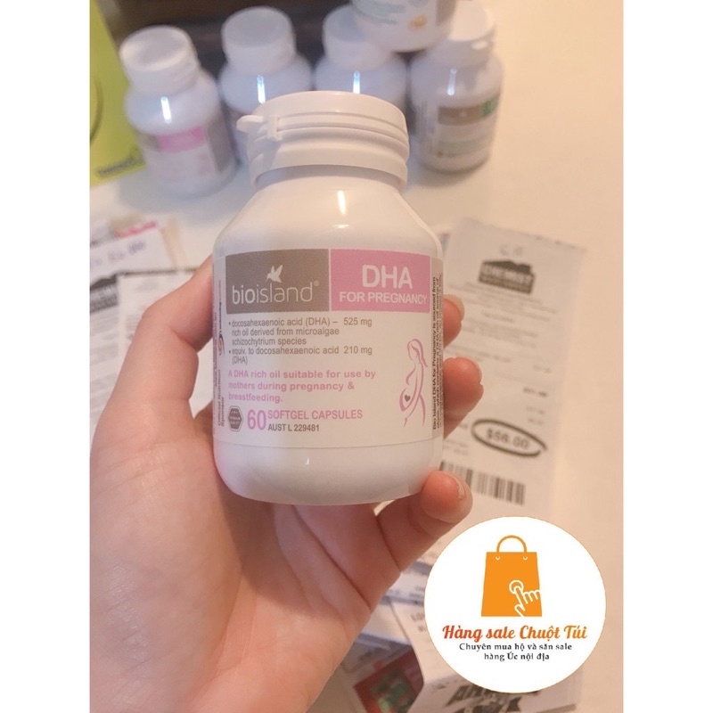 Viên uống DHA Bio Island cho mẹ bầu - Hàng Úc đủ bill