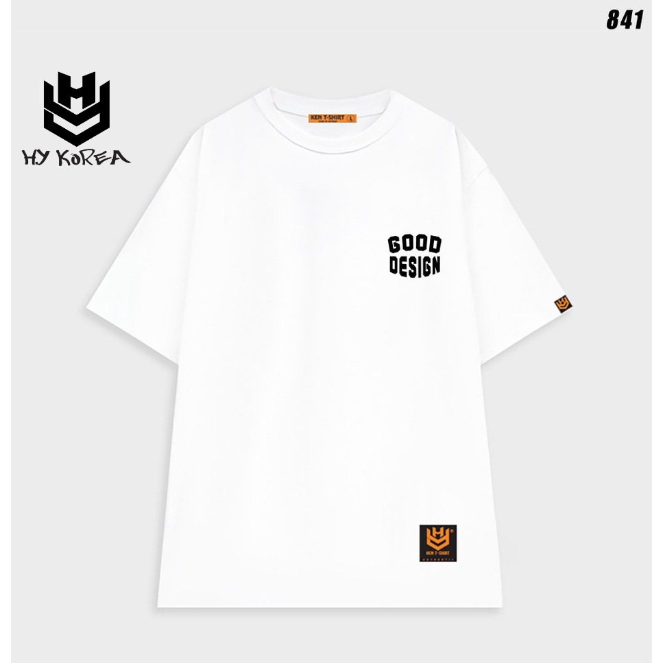 Áo thun unisex form rộng tay lỡ Good Original Design 841 HY KOREA