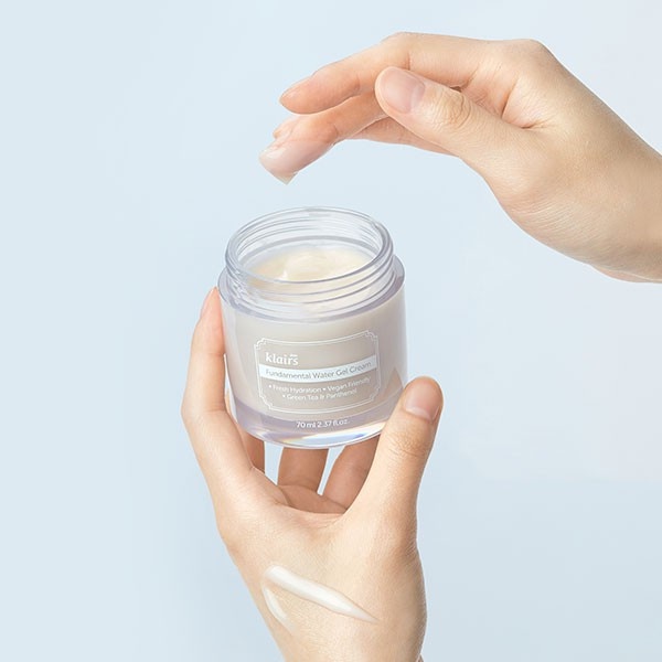 Kem dưỡng ẩm chuyên sâu, kiềm dầu, dưỡng sáng da Dear Klairs Fundamental Water Gel Cream 70ml