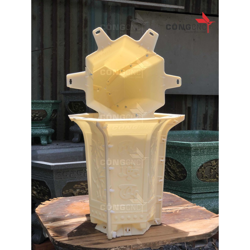 Khuôn Chậu Lục Giác Ly 35