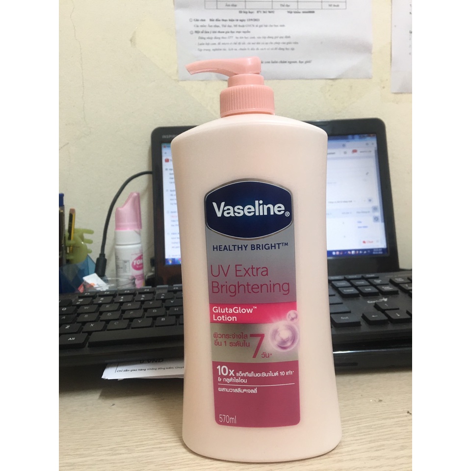 Sữa Dưỡng thể Vaseline THÁI LAN trắng da ,mịn màng, cấp ẩm chuyên sâu