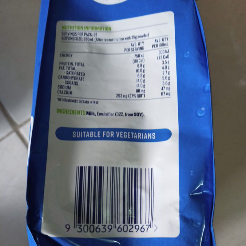 SỮA BỘT 1KG DEVONDALE ÚC NK