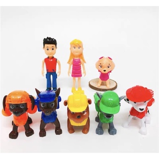 2 Set Chó Cứu Hộ Nhựa Nhẹ