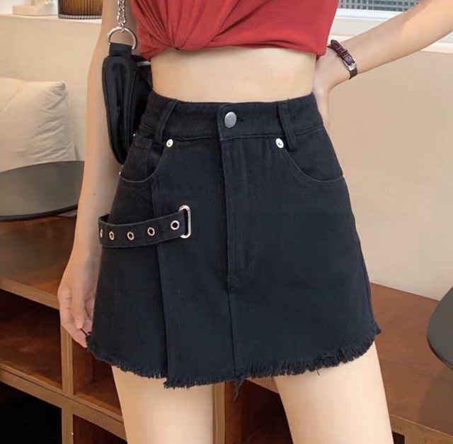 Chân váy tua rua kèm khoen vạt chéo - B5U | BigBuy360 - bigbuy360.vn