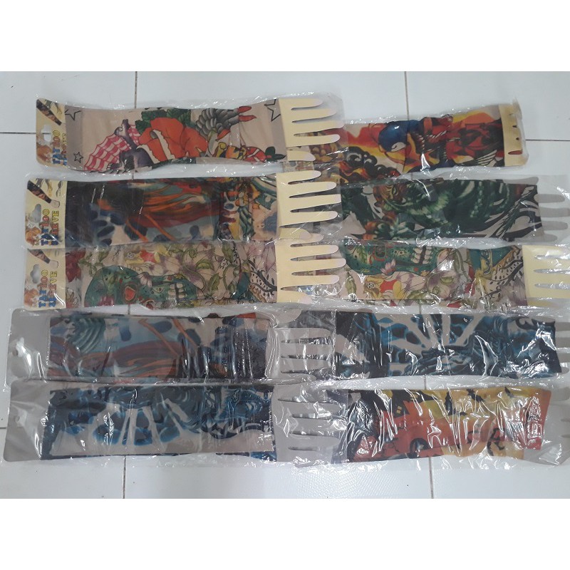 Găng Tay Chống Nắng Hình Săm Chất Phượt - Ống Tay Hình Xăm Cực Chất