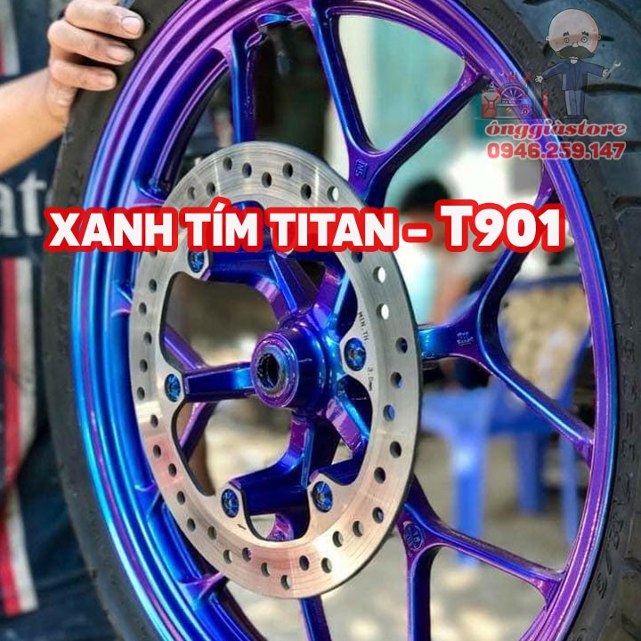 SƠN SAMURAI TITAN 3D XANH TÍM T901  PT311
