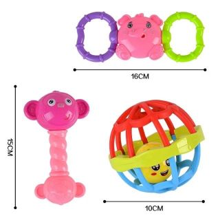 Set lục lạc 7- 10 chi tiết gặm nướu mềm cho bé