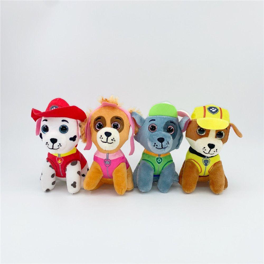 Thú Nhồi Bông Hình Dấu Chân Chó Hoạt Hình 25cm