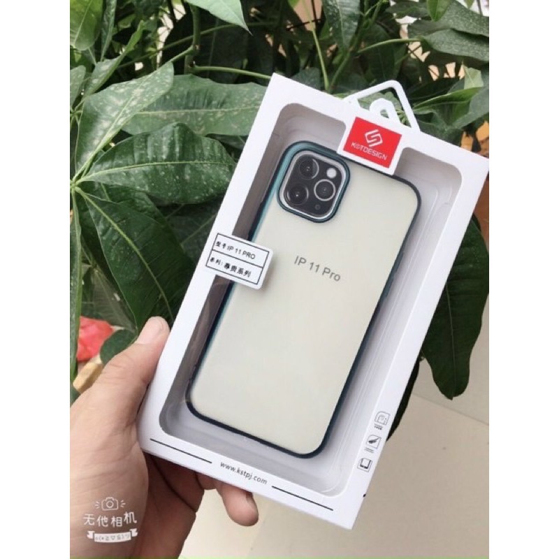 Ốp KST nhám dẻo viền si Ip11/ ip11 pro/ ip11 pro mãc ♥️