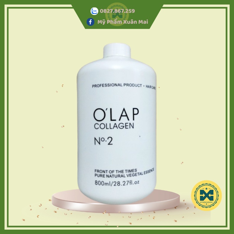 Cặp Uốn Xoăn lạnh Olap - bibop collagen siêu sóng 800ml*2